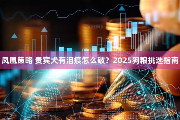 凤凰策略 贵宾犬有泪痕怎么破？2025狗粮挑选指南